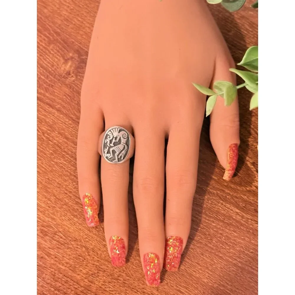 Silver 925 Kokopelli Ring
